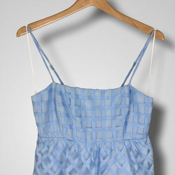NWT Lost + Wander High Tide Midi Dress in Baby Blue - Picture 3 of 7